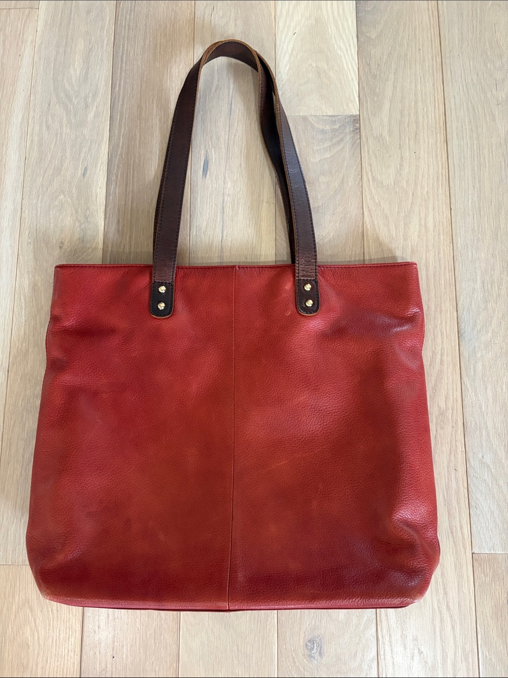 Osgoode Marley Aurora Leather Tote Bag Red Garnet